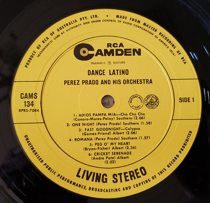 Perez Prado : Dance Latino (LP, Album)