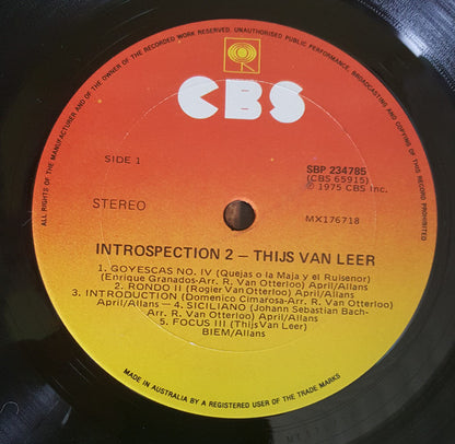Thijs van Leer : Introspection 2 (LP, Album)