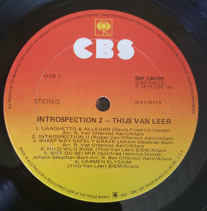 Thijs van Leer : Introspection 2 (LP, Album)