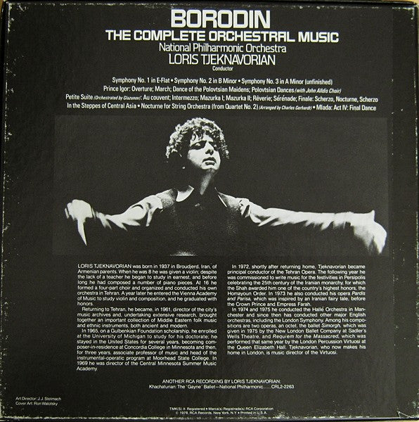 Borodin*, Loris Tjeknavorian, National Philharmonic Orchestra, John Alldis Choir : The Complete Orchestral Music (3xLP + Box)