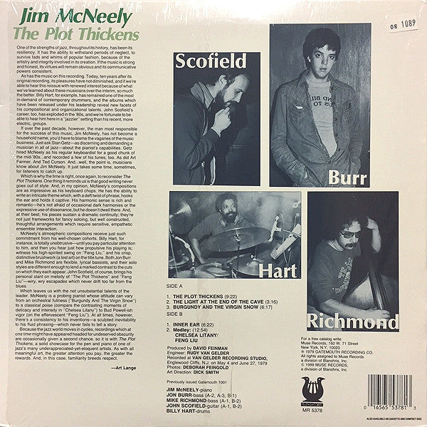 Jim McNeely : The Plot Thickens (LP, Album, RE)