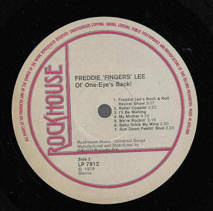 Freddie "Fingers" Lee : Ol' One-Eye's Back! (LP, Album)