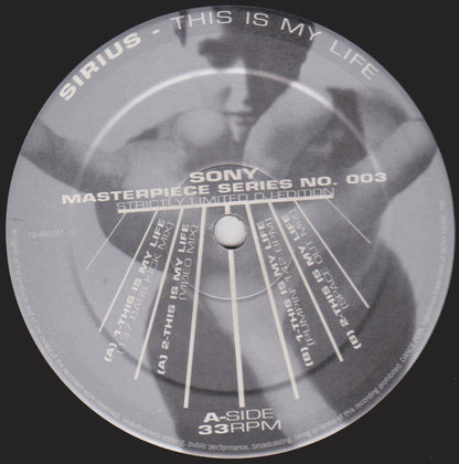 Sirius (2) : This Is My Life (12")