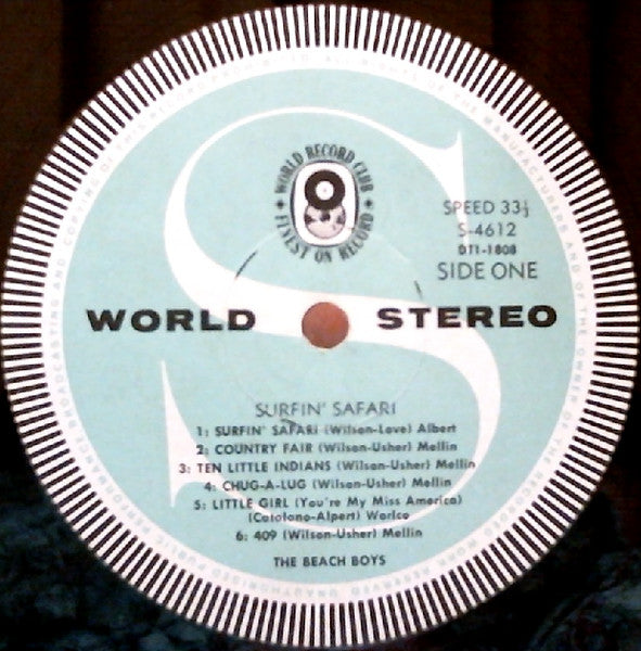 The Beach Boys : Surfin' Safari (LP, Album, Club)
