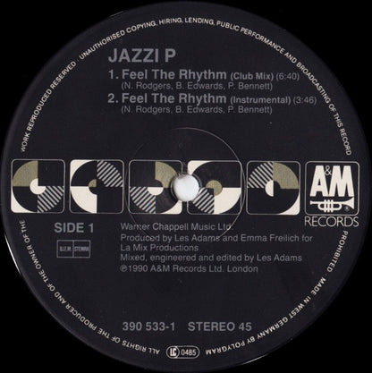 Jazzi P : Feel The Rhythm (12")