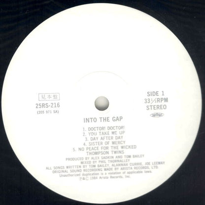 Thompson Twins : Into The Gap (LP, Album, Promo)