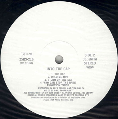 Thompson Twins : Into The Gap (LP, Album, Promo)