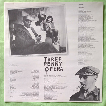 Joseph Papp By Kurt Weill & Bertolt Brecht : Original Cast Recording: Three Penny Opera (LP, Album, Quad, Promo, Gat)