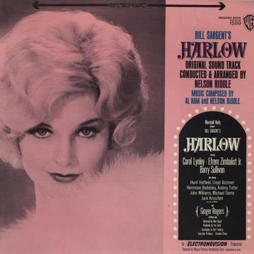 Al Ham, Nelson Riddle : Harlow (Original Sound Track) (LP, Album)