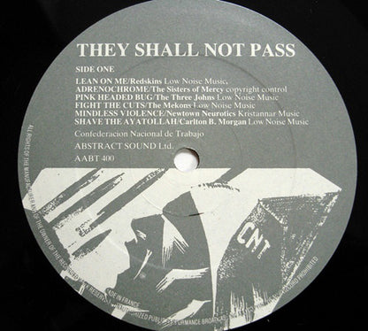 Various : They Shall Not Pass (LP, Album, Comp)