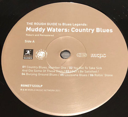 Muddy Waters : The Rough Guide To Blues Legends: Muddy Waters: Country Blues (LP, Comp, Ltd, RM, 180)