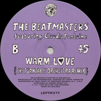 The Beatmasters Featuring Claudia Fontaine : Warm Love (The Remixes) (12")