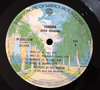 David Sanborn : Sanborn (LP, Album)
