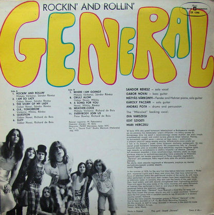 General (2) : Rockin' & Rollin' (LP, Album, Blu)