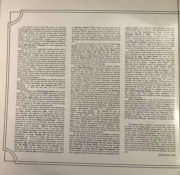 Various : The Great British Dance Bands Play Cole Porter (2xLP, Album, Comp, Mono)