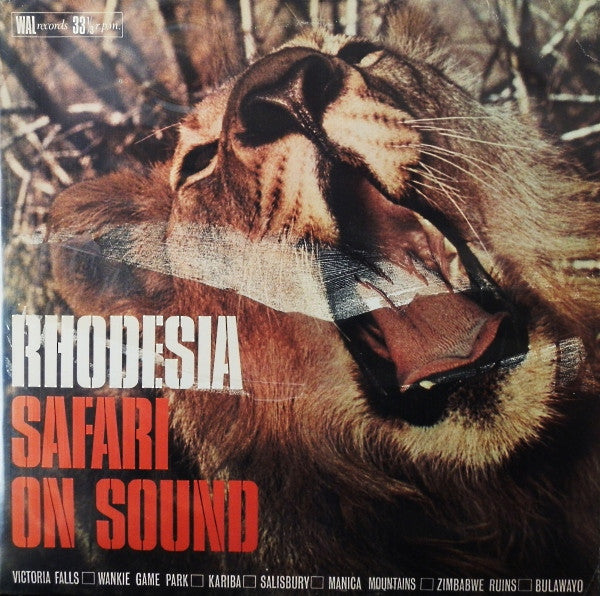 Sam Sklair : Rhodesia Safari On Sound (LP, Album, Mono)