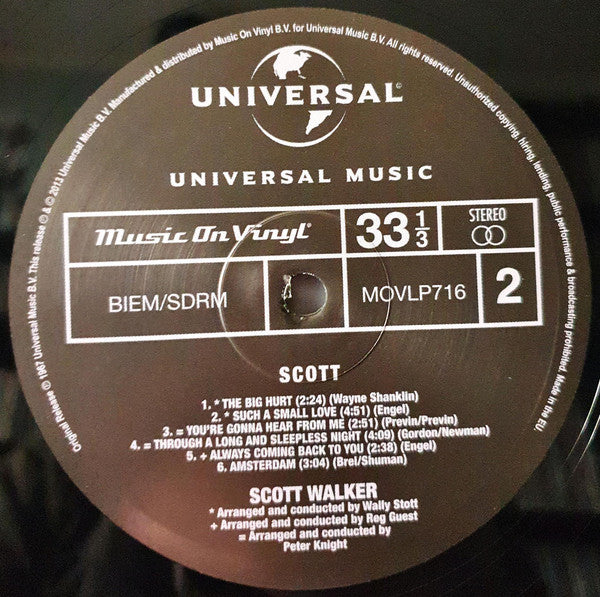 Scott Walker : Scott (LP, Album, RE, 180)