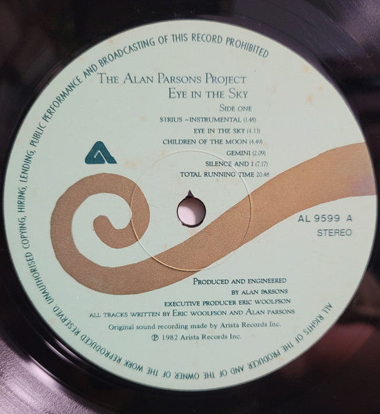 The Alan Parsons Project : Eye In The Sky (LP, Album)