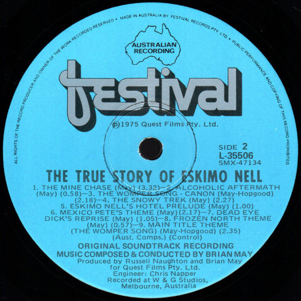 Brian May (2) : The True Story Of Eskimo Nell "The Bawdy Saga Of The Most Infamous 'Womper' Of All Time" (LP, Album)