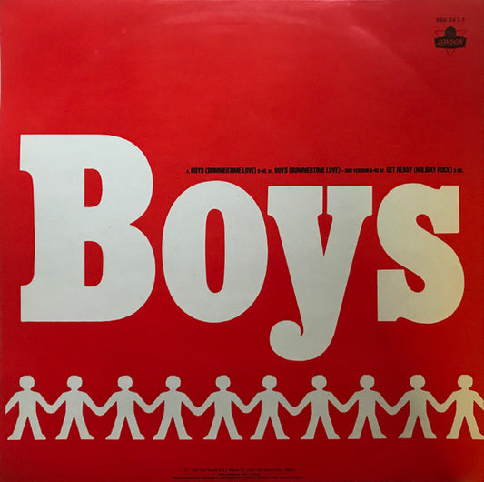 Sabrina : Boys (Summertime Love) (12", Single)