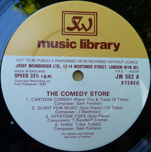 Various : The Comedy Store (LP)