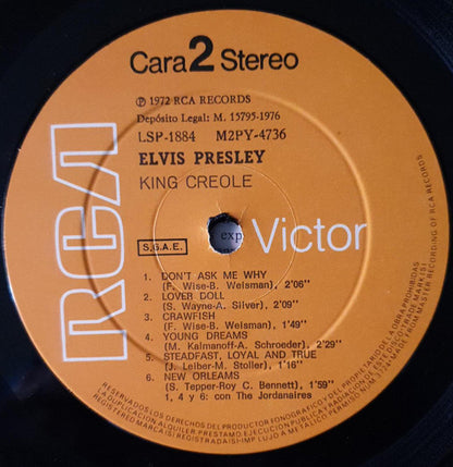 Elvis Presley : King Creole (LP, Album, RE)