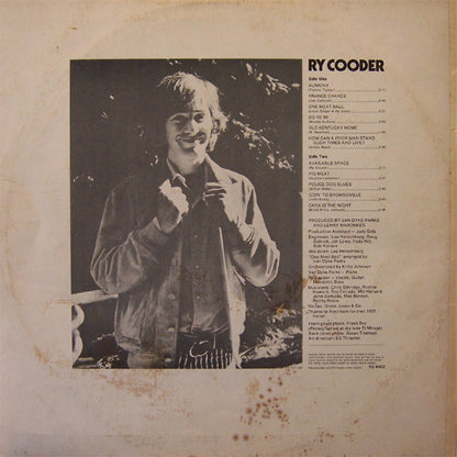 Ry Cooder : Ry Cooder (LP, Album)