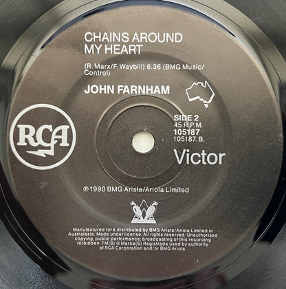 John Farnham : Burn For You (7", Single)