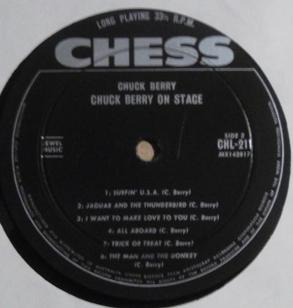 Chuck Berry : Chuck Berry On Stage (LP, Album, Mono)