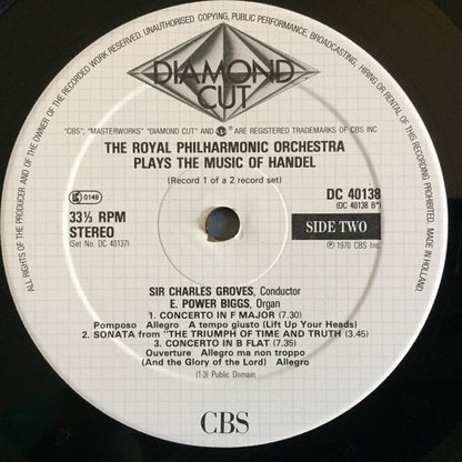 Sir Charles Groves / Royal Philharmonic Orchestra : The Music Of Handel (2xLP)