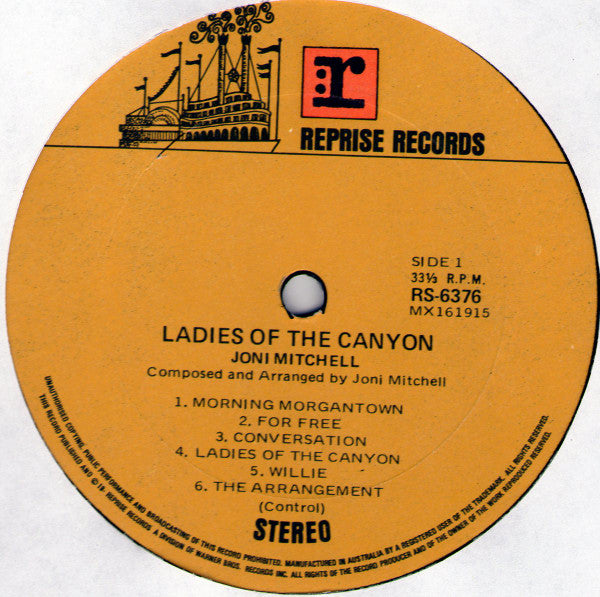 Joni Mitchell : Ladies Of The Canyon (LP, Album)