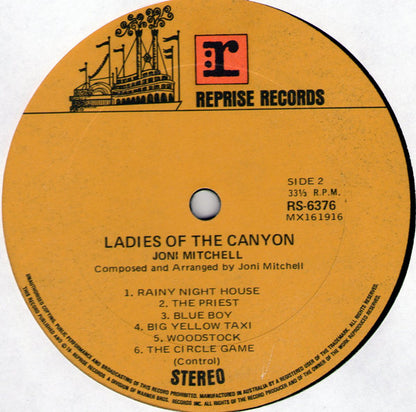 Joni Mitchell : Ladies Of The Canyon (LP, Album)
