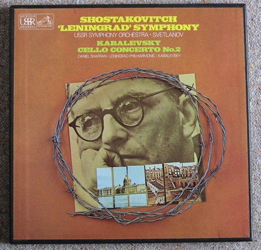 Dmitri Shostakovich, Russian State Symphony Orchestra, Evgeni Svetlanov, Dmitry Kabalevsky, Даниил Шафран, Leningrad Philharmonic Orchestra : 'Leningrad' Symphony / Cello Concerto No.2 (2xLP + Box)