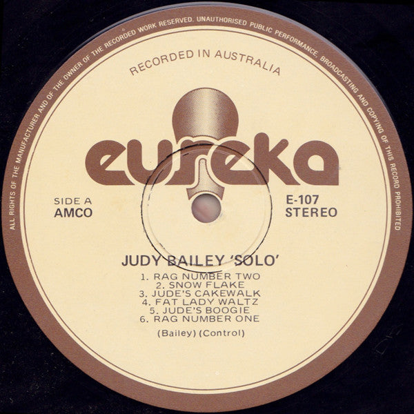 Judy Bailey : Solo (LP, Album)