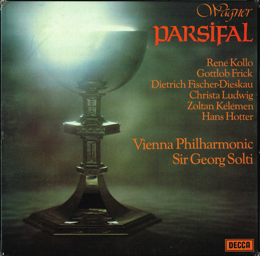 Wagner* - René Kollo, Gottlob Frick, Dietrich Fischer-Dieskau, Christa Ludwig, Zoltan Kélémen, Hans Hotter, Vienna Philharmonic*, Sir Georg Solti* : Parsifal (5xLP, Album + Box)