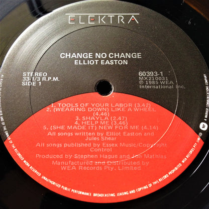 Elliot Easton : Change No Change (LP, Album)