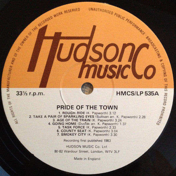 Keith Papworth : Pride Of The Town (LP)