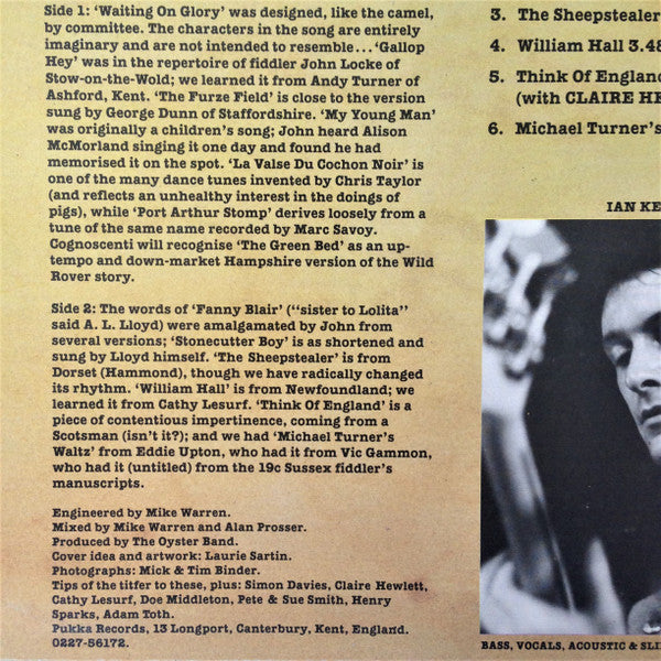 Oysterband : Lie Back And Think Of England (LP, Album)