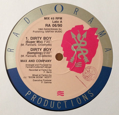 Max & Company : Dirty Boy (12")