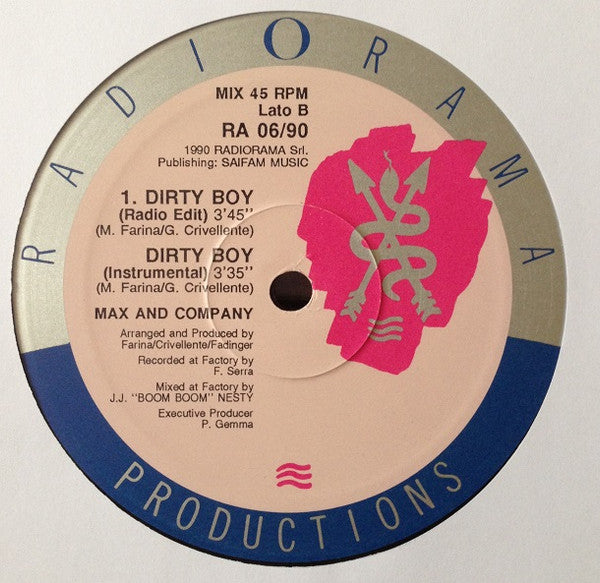 Max & Company : Dirty Boy (12")