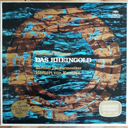 Richard Wagner - Berliner Philharmoniker, Herbert Von Karajan : Das Rheingold (3xLP + Box, RE)