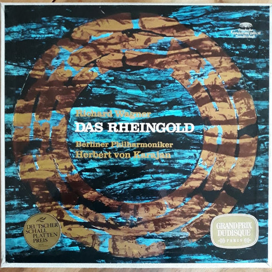 Richard Wagner - Berliner Philharmoniker, Herbert Von Karajan : Das Rheingold (3xLP + Box, RE)