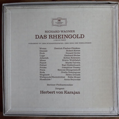 Richard Wagner - Berliner Philharmoniker, Herbert Von Karajan : Das Rheingold (3xLP + Box, RE)