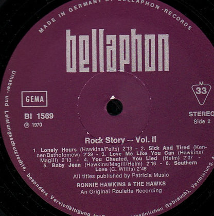 Ronnie Hawkins And The Hawks (2) : Rock Story - Vol. 2 (LP, Album, RE)