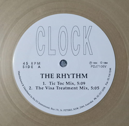 Clock : The Rhythm (12", Tra)