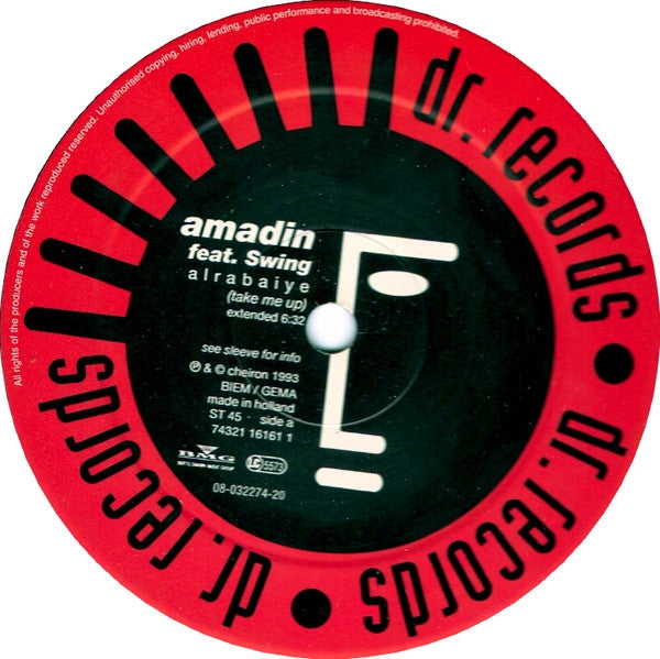 Amadin Feat. Swing : Alrabaiye (Take Me Up) (12")