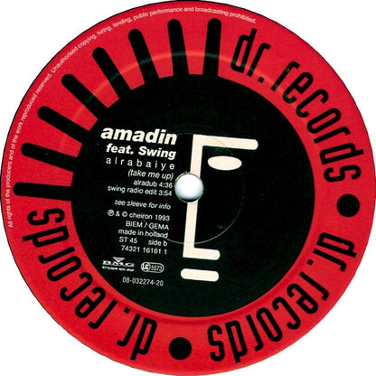 Amadin Feat. Swing : Alrabaiye (Take Me Up) (12")