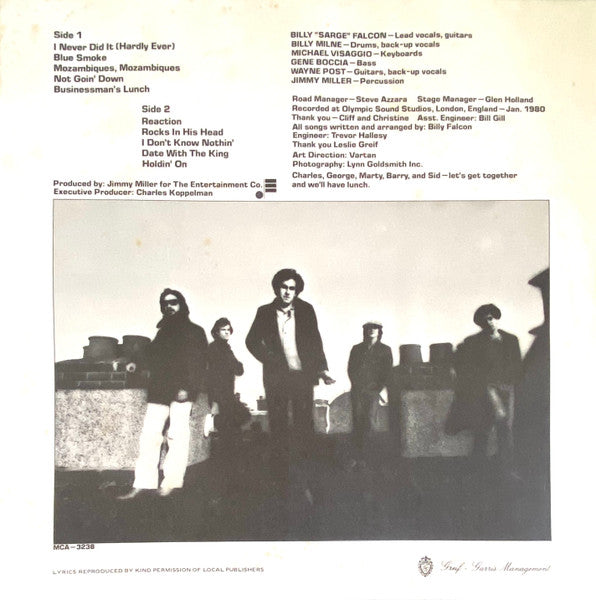 Billy Falcon : Falcon Around (LP, Album)