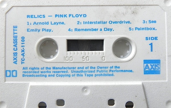 Pink Floyd : Relics (Cass, Comp)