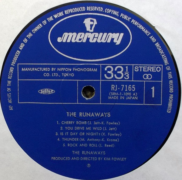 The Runaways : The Runaways (LP, Album)